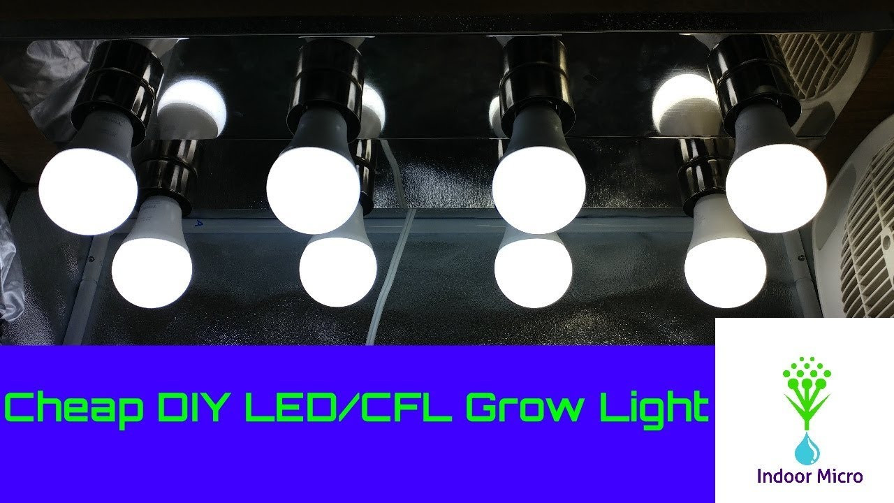 Best ideas about DIY Cfl Grow Lights
. Save or Pin How To Make A Cheap DIY LED CFL Grow Light Fixture Indoor Now.