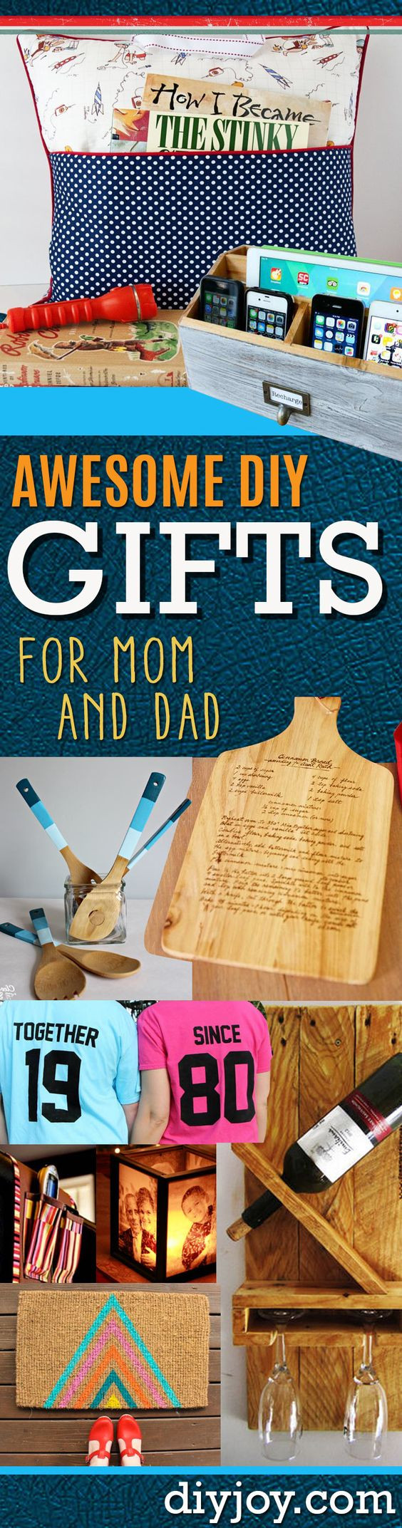 Best ideas about DIY Christmas Gifts For Parents
. Save or Pin Awesome DIY Gift Ideas Mom and Dad Will Love Now.