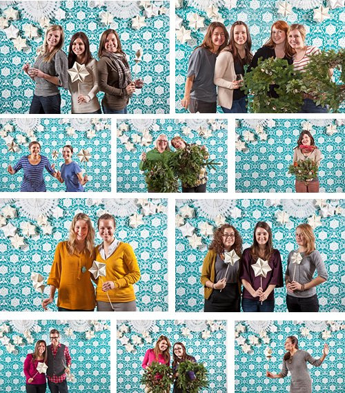 Best ideas about DIY Christmas Photo Backdrop
. Save or Pin happy holiday diy wreaths in philly – Design Sponge Now.