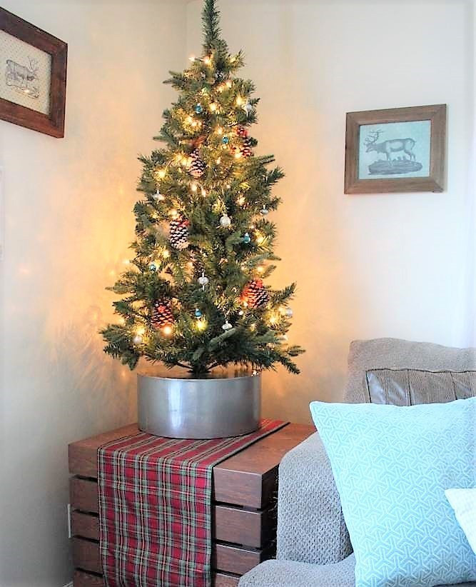 Best ideas about DIY Christmas Tree Stand Bucket
. Save or Pin Faux Galvanized Bucket DIY Christmas Tree Collar Now.
