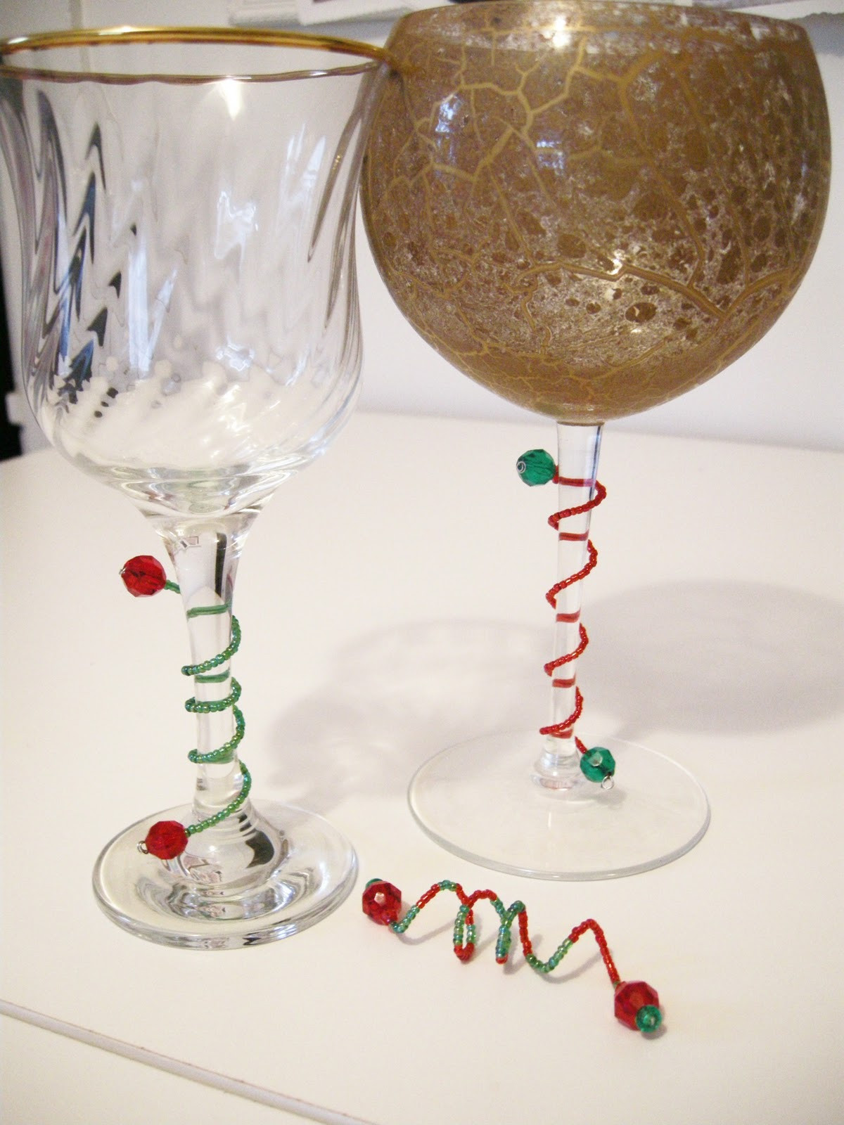 Best ideas about DIY Christmas Wine Glasses
. Save or Pin Etcetorize Show and Tell Wine Gems Now.