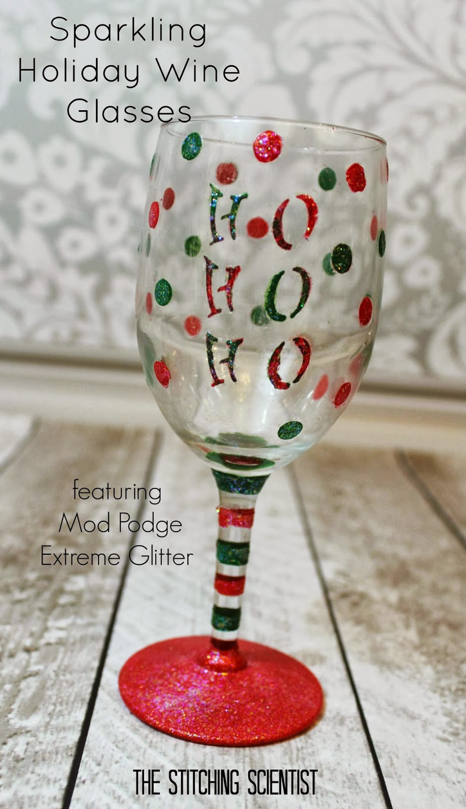 Best ideas about DIY Christmas Wine Glasses
. Save or Pin DIY Sparkling Holiday Wine Glasses Now.