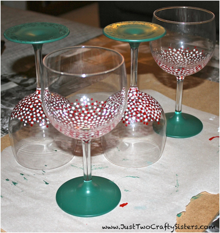 Best ideas about DIY Christmas Wine Glasses
. Save or Pin Top 10 DIY Decorative Wine Glasses Top Inspired Now.