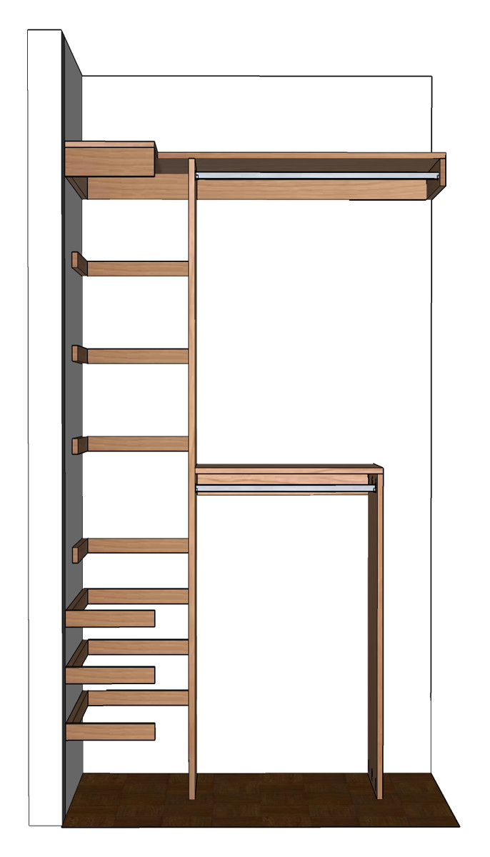 Best ideas about DIY Closet Shelves Plans
. Save or Pin DIY Small Closet Organizer Plans Now.