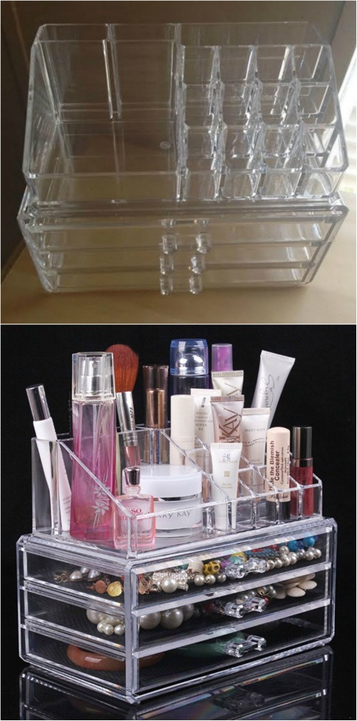 Best ideas about DIY Cosmetic Organizer
. Save or Pin 21 DIY Makeup Organizing Solutions that’ll Change Your Now.