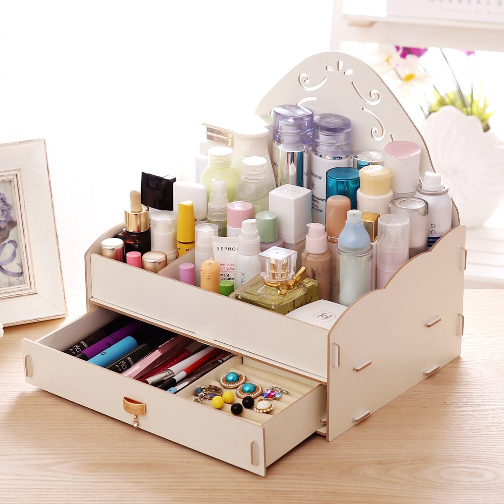 Best ideas about DIY Cosmetic Organizer
. Save or Pin DIY High Quality Clear Makeup Jewelry Cosmetic Storage Now.