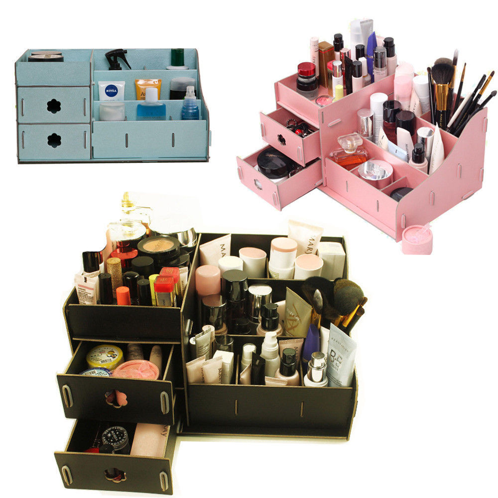 Best ideas about DIY Cosmetic Organizer
. Save or Pin DIY Cardboard Big Storage Box Desk Decor Stationery Makeup Now.