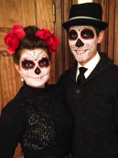 Best ideas about DIY Dia De Los Muertos Costume
. Save or Pin Dia de Los muertos day of the dead sugar skull couples Now.