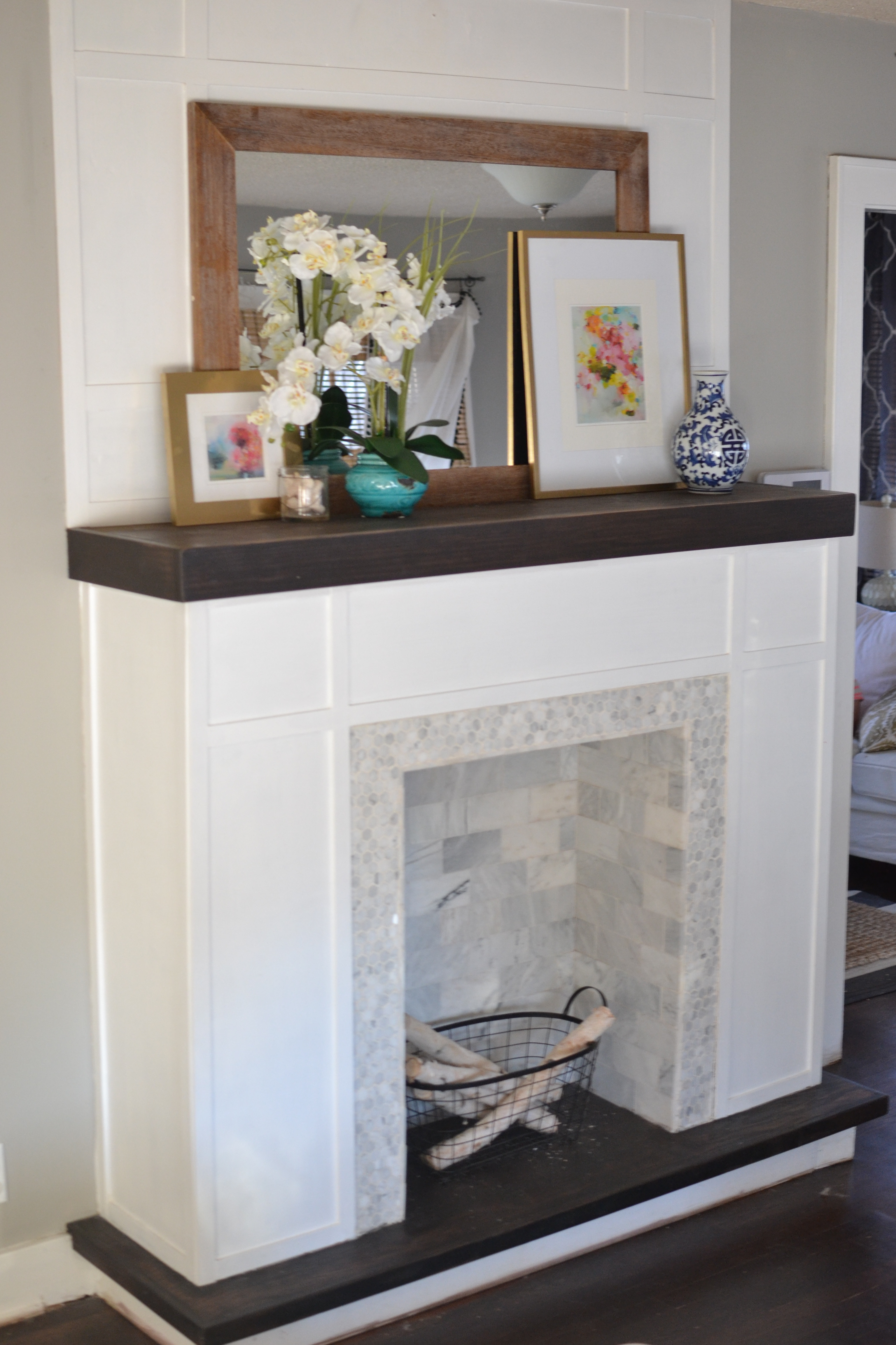 Best ideas about DIY Fake Fireplaces
. Save or Pin DIY Faux Fireplace How I Built Our Fireplace Now.