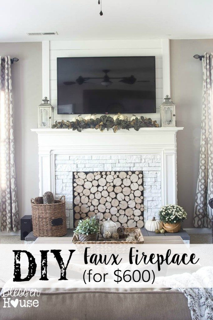 Best ideas about DIY Fake Fireplaces
. Save or Pin DIY Faux Fireplace Entertainment Center Part e Bless Now.