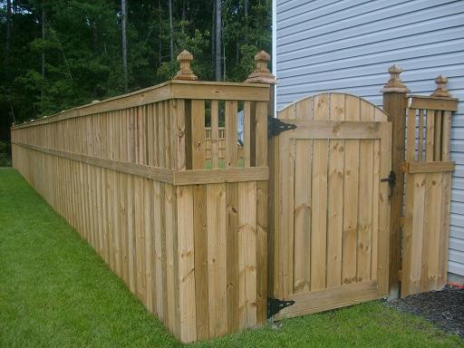 Best ideas about DIY Fence Plans . Save or Pin how to build wood privacy fence gate Now.