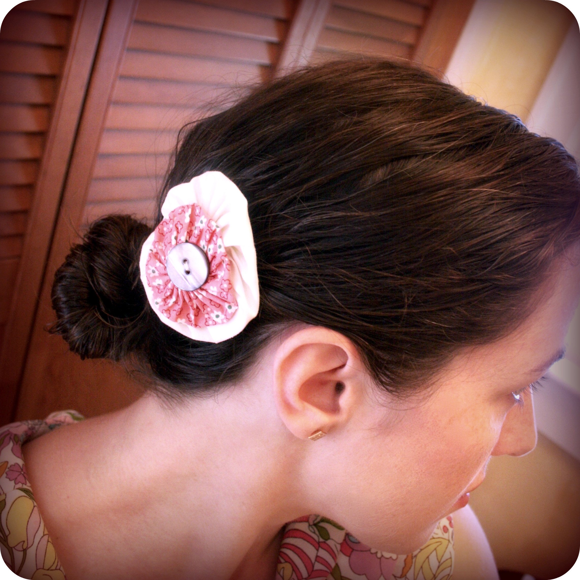 Best ideas about DIY Flower Hair Clips
. Save or Pin DIY Yo yo Flower Hair Clips Now.