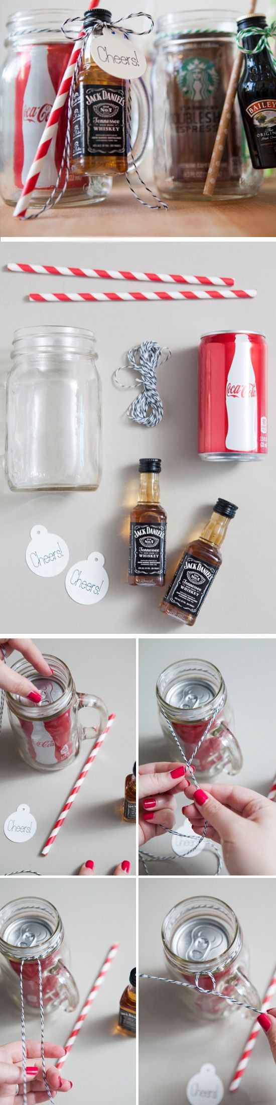 Best ideas about DIY Gifts For Guy Friends
. Save or Pin DIY Mason Jar Cocktail Gifts For Men Now.
