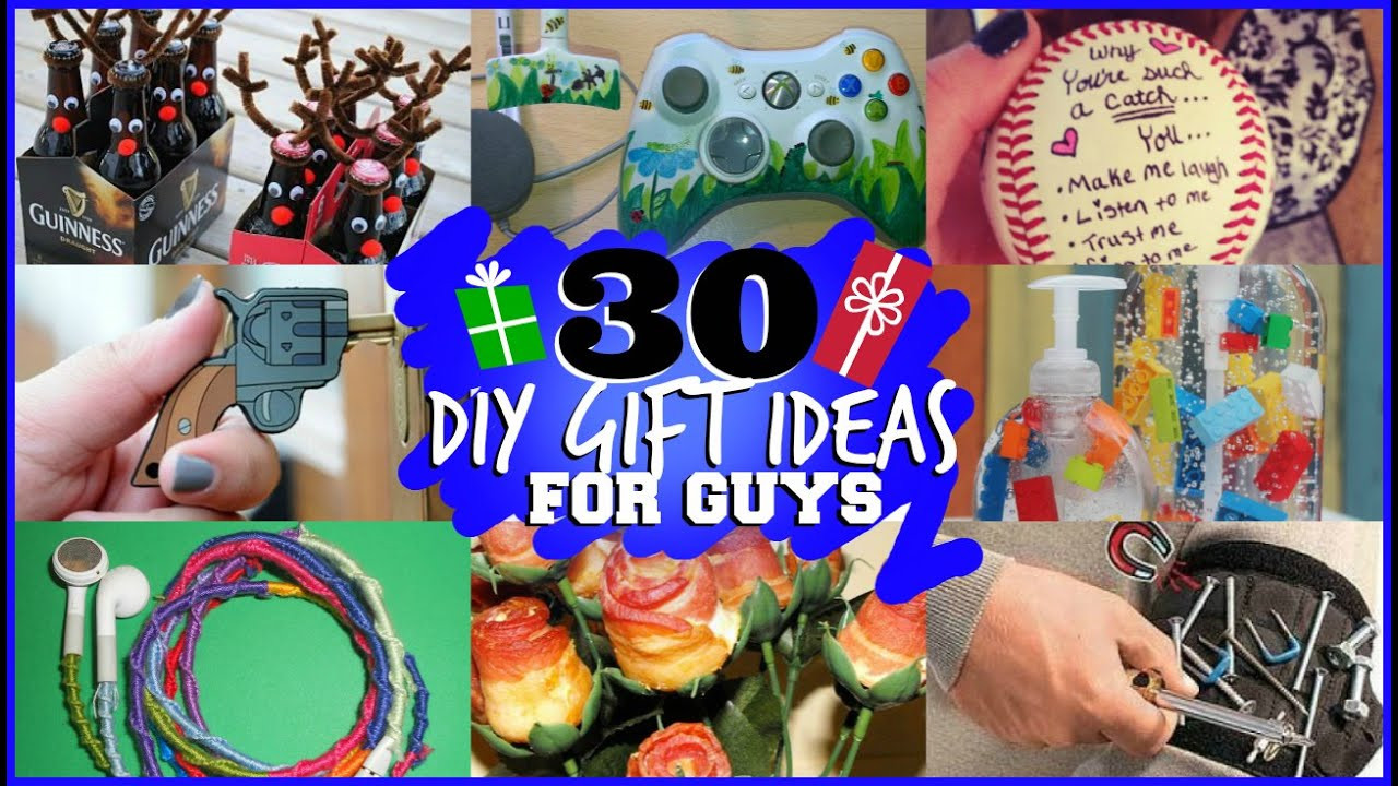 Best ideas about DIY Gifts For Guy Friends
. Save or Pin 30 DIY GIFT IDEAS FOR GUYS they will actually like Now.