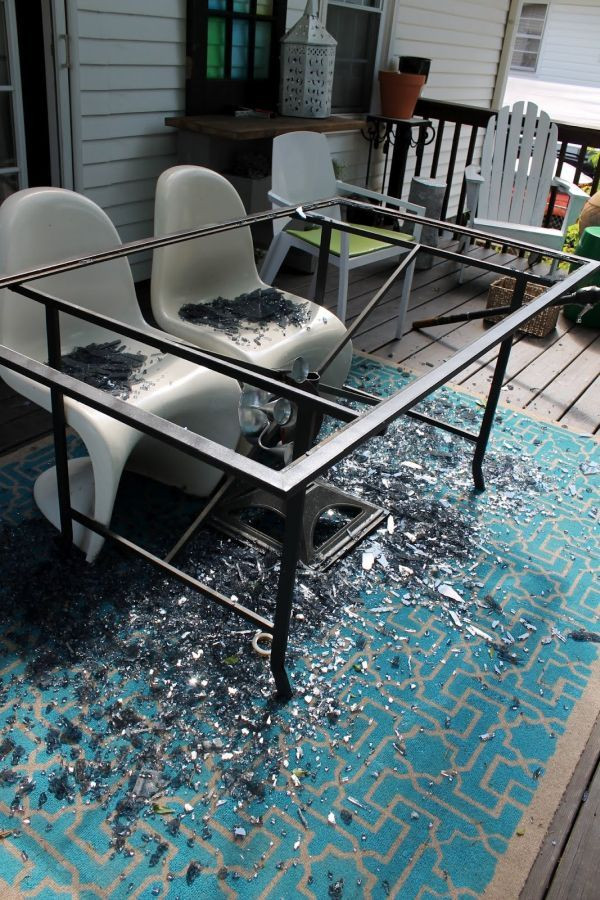 Best ideas about DIY Glass Table
. Save or Pin 1000 images about Diy replace broken patio glass top Now.