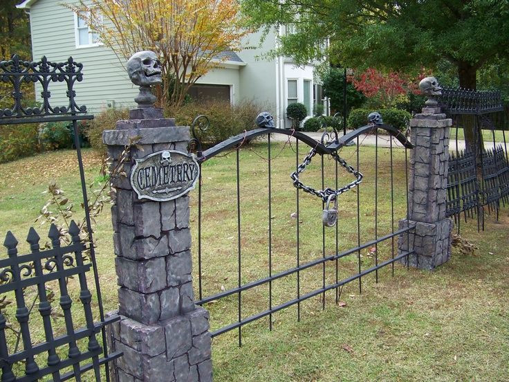 Best ideas about DIY Graveyard Fence
. Save or Pin skull wood fence diy Google Search Now.