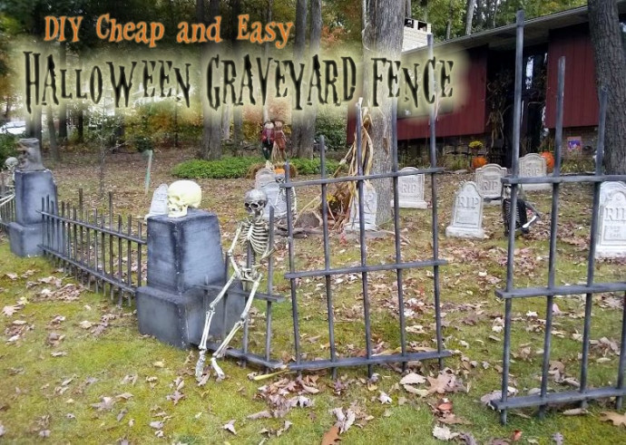 Best ideas about DIY Graveyard Fence
. Save or Pin DIY Halloween Graveyard Spooky Cheap & Easy Saving Now.