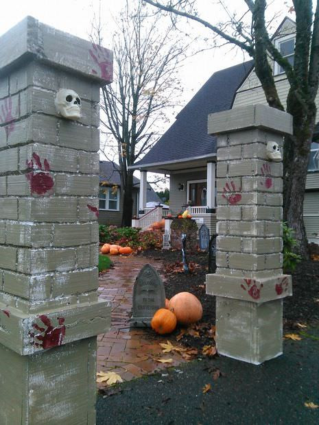 Best ideas about DIY Graveyard Fence
. Save or Pin How to Make a DIY Halloween Graveyard • The Bud Decorator Now.