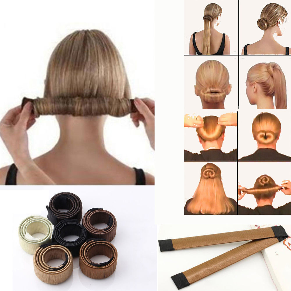 Best ideas about DIY Hair Bun Maker
. Save or Pin Damen Girls Hair DIY Styling Donut Shaper Foam French Now.