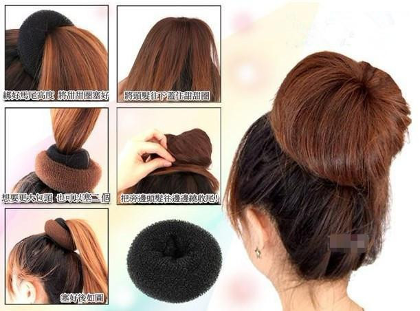 Best ideas about DIY Hair Bun Maker
. Save or Pin Donut Big Bun Maker DIY Hair Maker Hair Styling Tool Now.