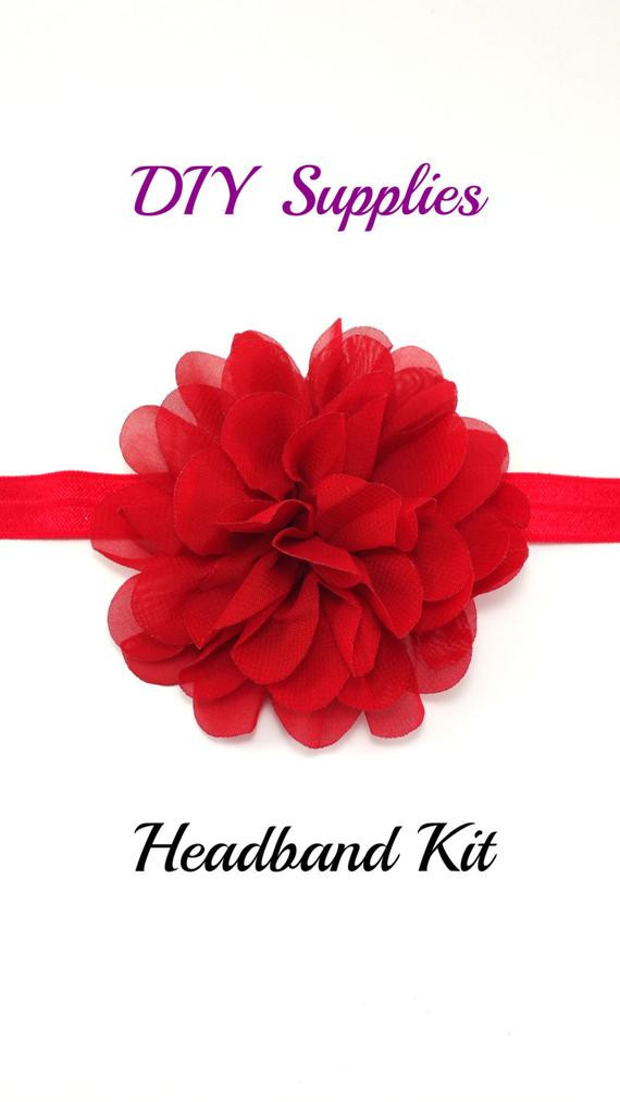 Best ideas about DIY Headband Kit
. Save or Pin Red chiffon Headband kit DIY headband kit Baby girl headband Now.