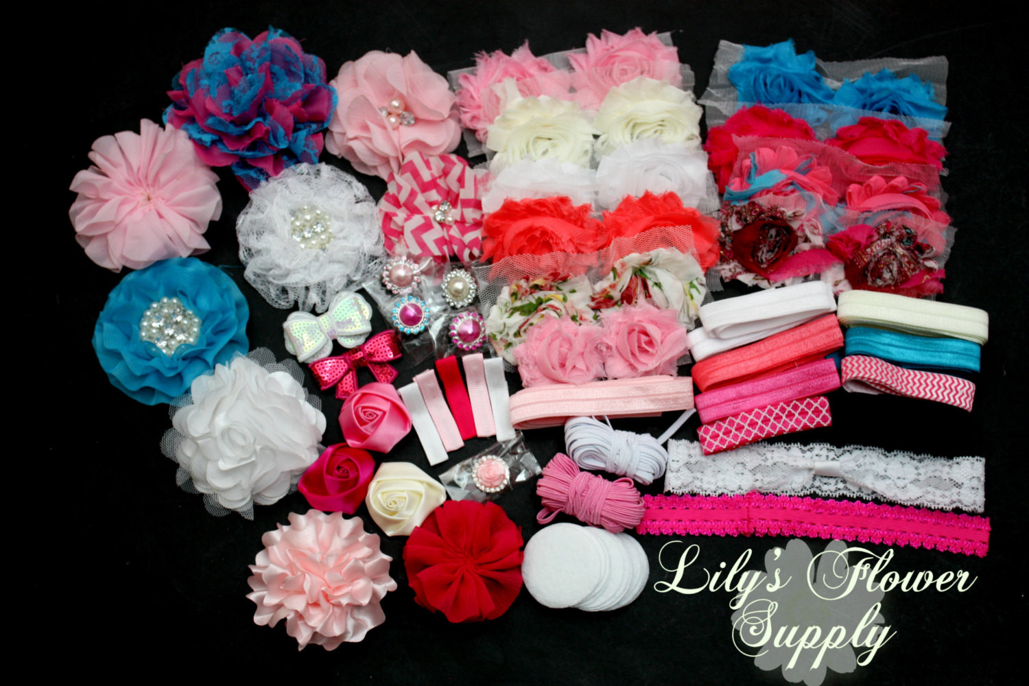 Best ideas about DIY Headband Kit
. Save or Pin Custom Baby Shower Headband Kit Build Your Own Deluxe DIY Now.