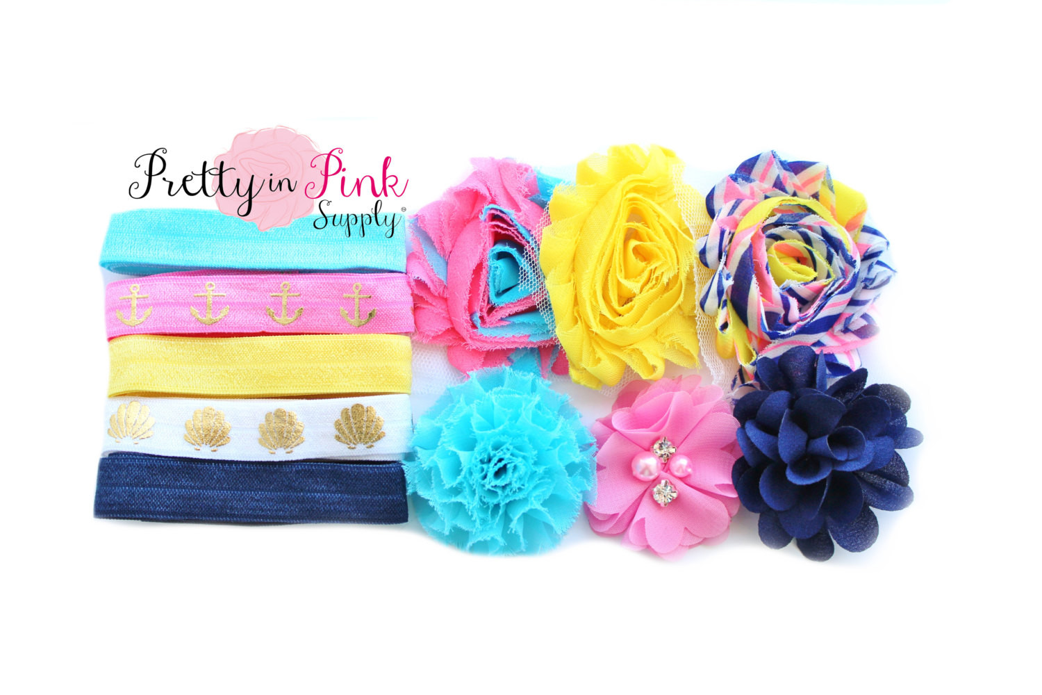 Best ideas about DIY Headband Kit
. Save or Pin DIY Headband Kit 74 Baby Headband Baby Shower Shabby Now.