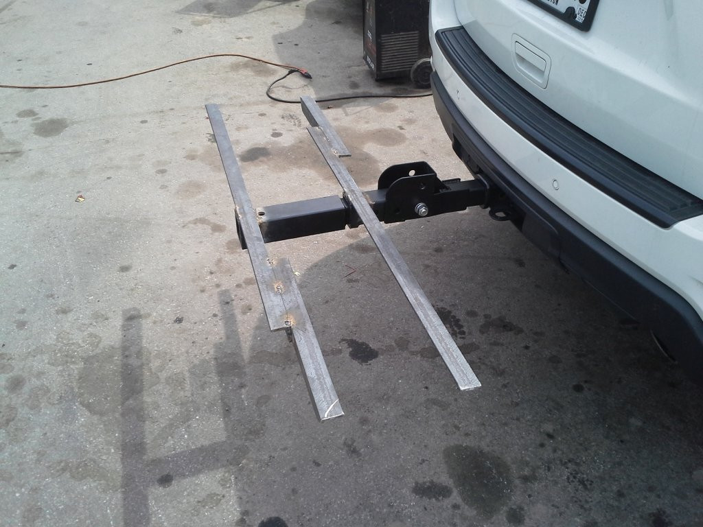 Best ideas about DIY Hitch Bike Rack
. Save or Pin Homemade hitch tray mounts Mtbr Now.