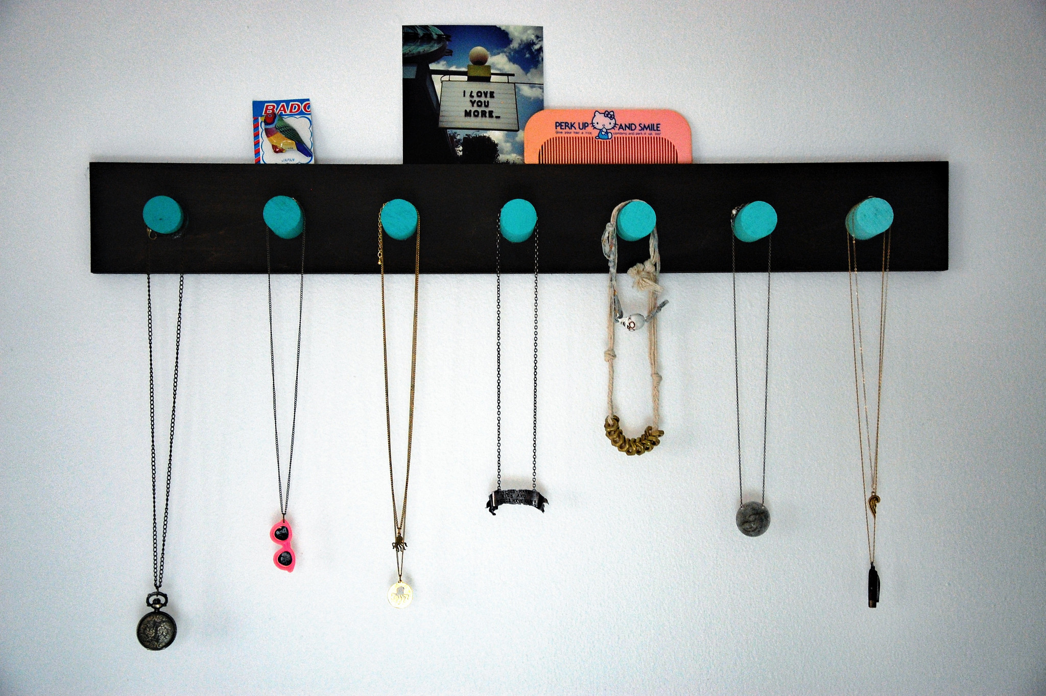 Best ideas about DIY Jewelry Rack
. Save or Pin well it s okay DIY OMBRE NECKLACE RACK Now.