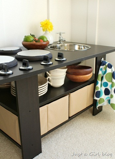 Best ideas about DIY Kids Kitchen Set
. Save or Pin Coffee Table Kitchen Wayfair DIY Challenge Just a Girl Now.