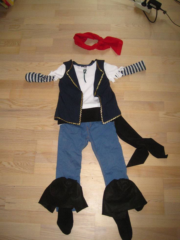 Best ideas about DIY Kids Pirate Costumes
. Save or Pin DIY No sew Jake and the neverland pirates costume for kids Now.