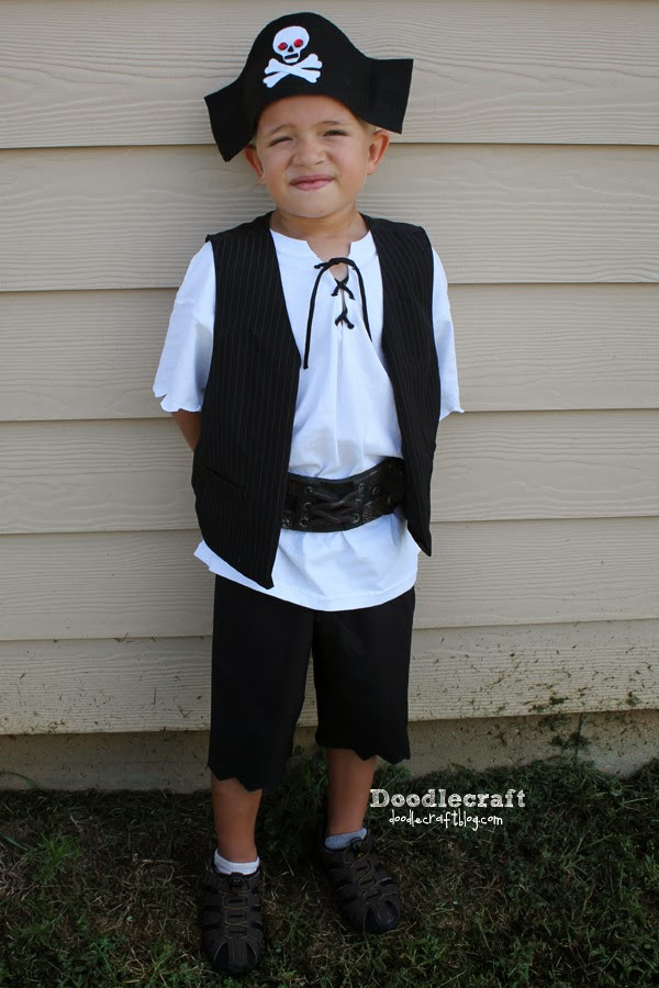 Best ideas about DIY Kids Pirate Costumes
. Save or Pin Doodlecraft Simple Pirate Costumes Now.