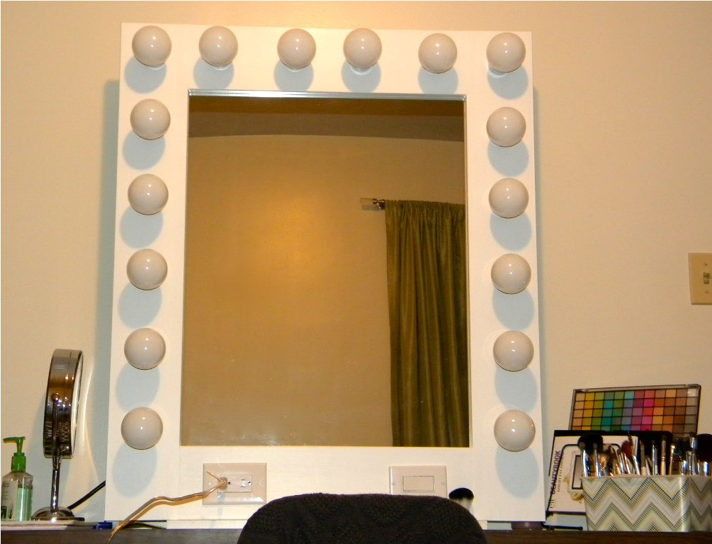 Best ideas about DIY Lighted Makeup Mirror
. Save or Pin Vanity Mirror With Lights Lighted Makeup Mirror Diy Light Now.