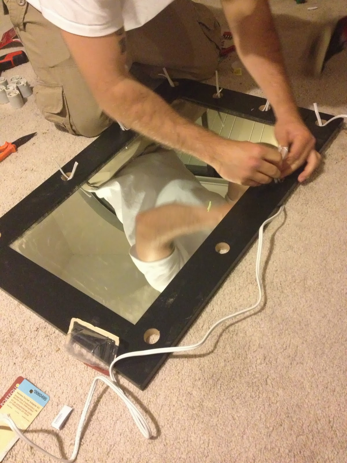 Best ideas about DIY Lighted Makeup Mirror
. Save or Pin Beauty Fashion and Lifestyle Blog DIY Lighted Makeup Now.