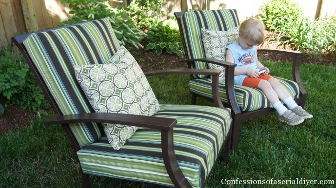 Best ideas about DIY Outdoor Cushions No Sew
. Save or Pin Sew Easy Outdoor Cushion Covers Ol but Goo Now.