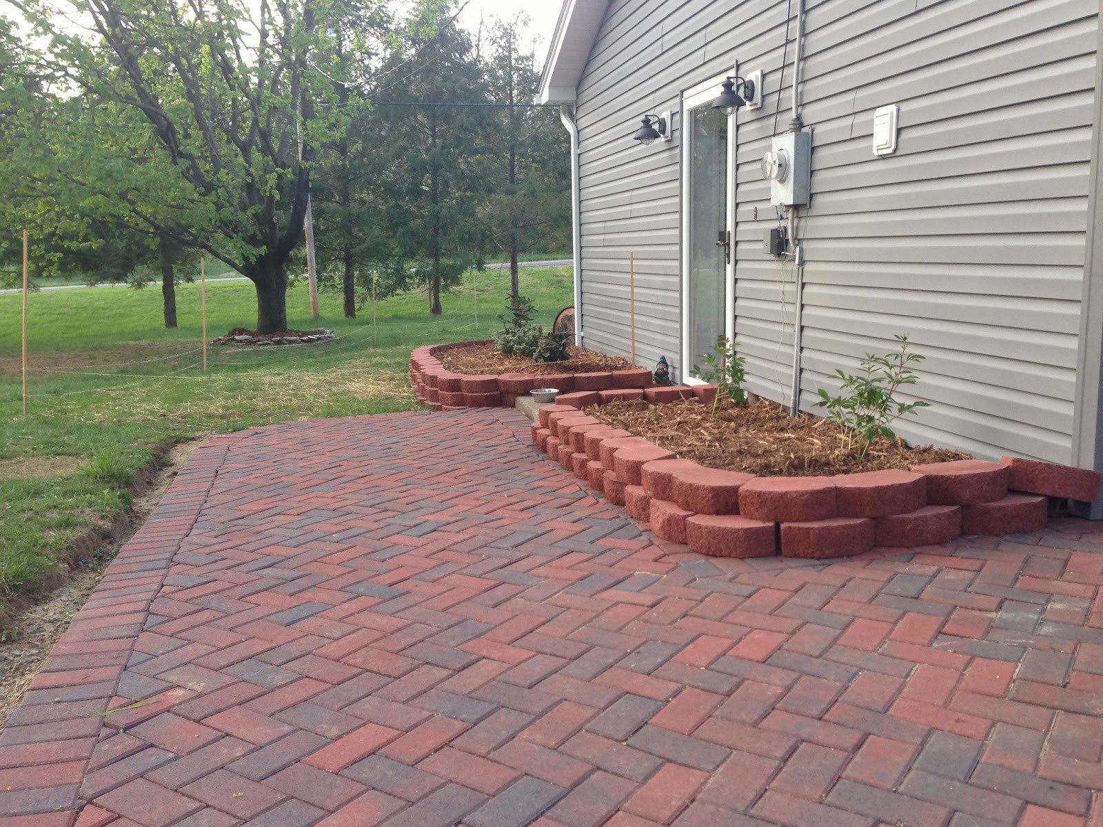 Best ideas about Diy Paver Patio
. Save or Pin Newlywed Nesters DIY Paver Patio Now.