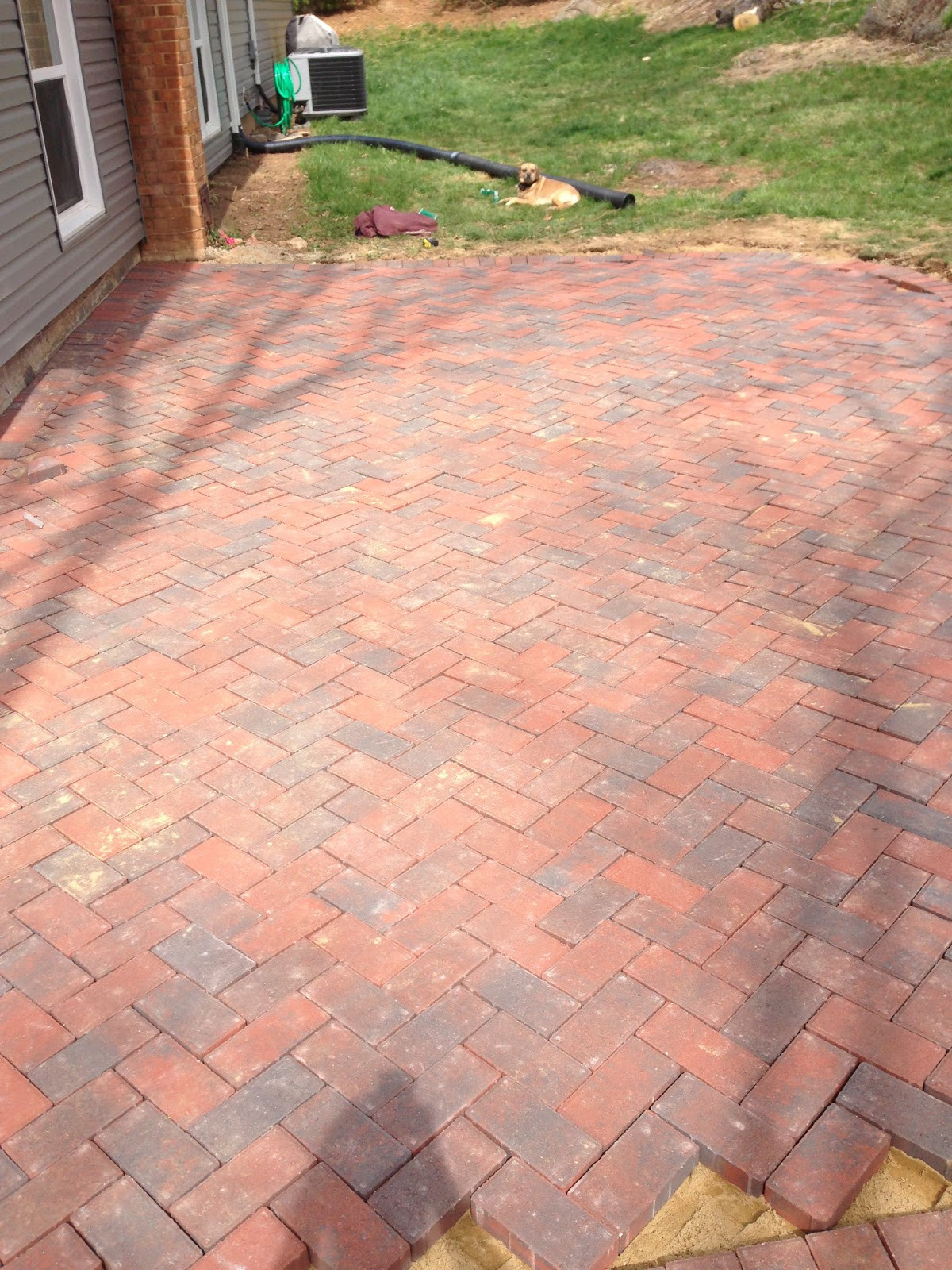 Best ideas about Diy Paver Patio
. Save or Pin Newlywed Nesters DIY Paver Patio Now.