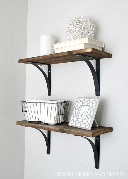 Best ideas about DIY Rustic Shelves
. Save or Pin Rustic DIY Bathroom Shelving Taryn Whiteaker Now.