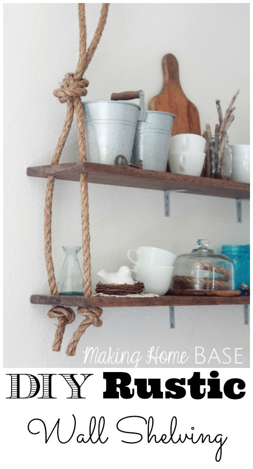 Best ideas about DIY Rustic Shelves
. Save or Pin DIY Wall Shelves Now.