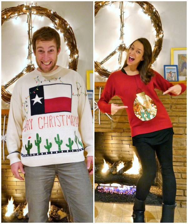 Best ideas about DIY Tacky Christmas Sweater
. Save or Pin DIY Ugly Christmas sweaters C R A F T Now.