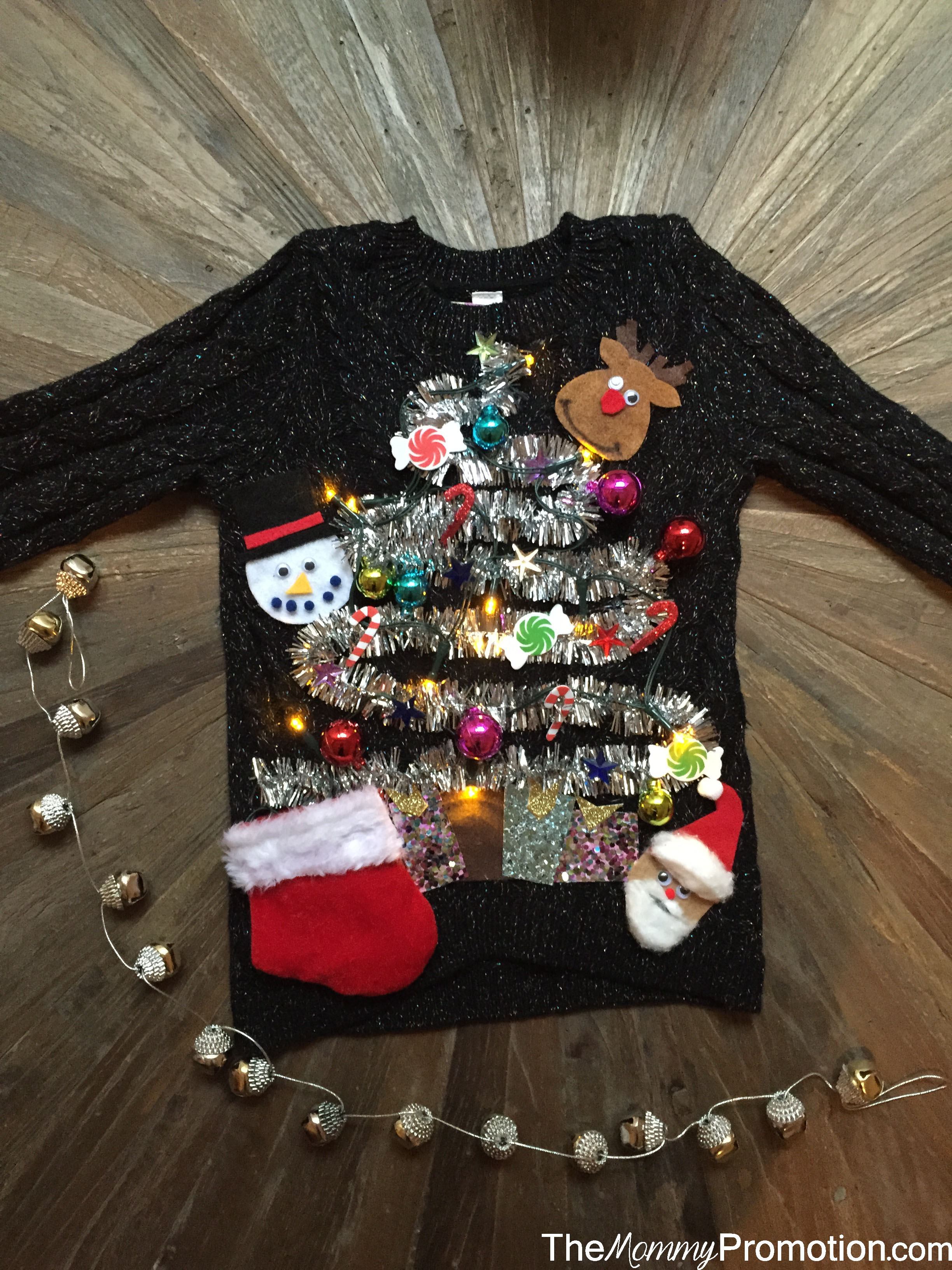 Best ideas about DIY Tacky Christmas Sweater
. Save or Pin DIY Ugly Cute Christmas Sweater – for Kids – The Mommy Now.