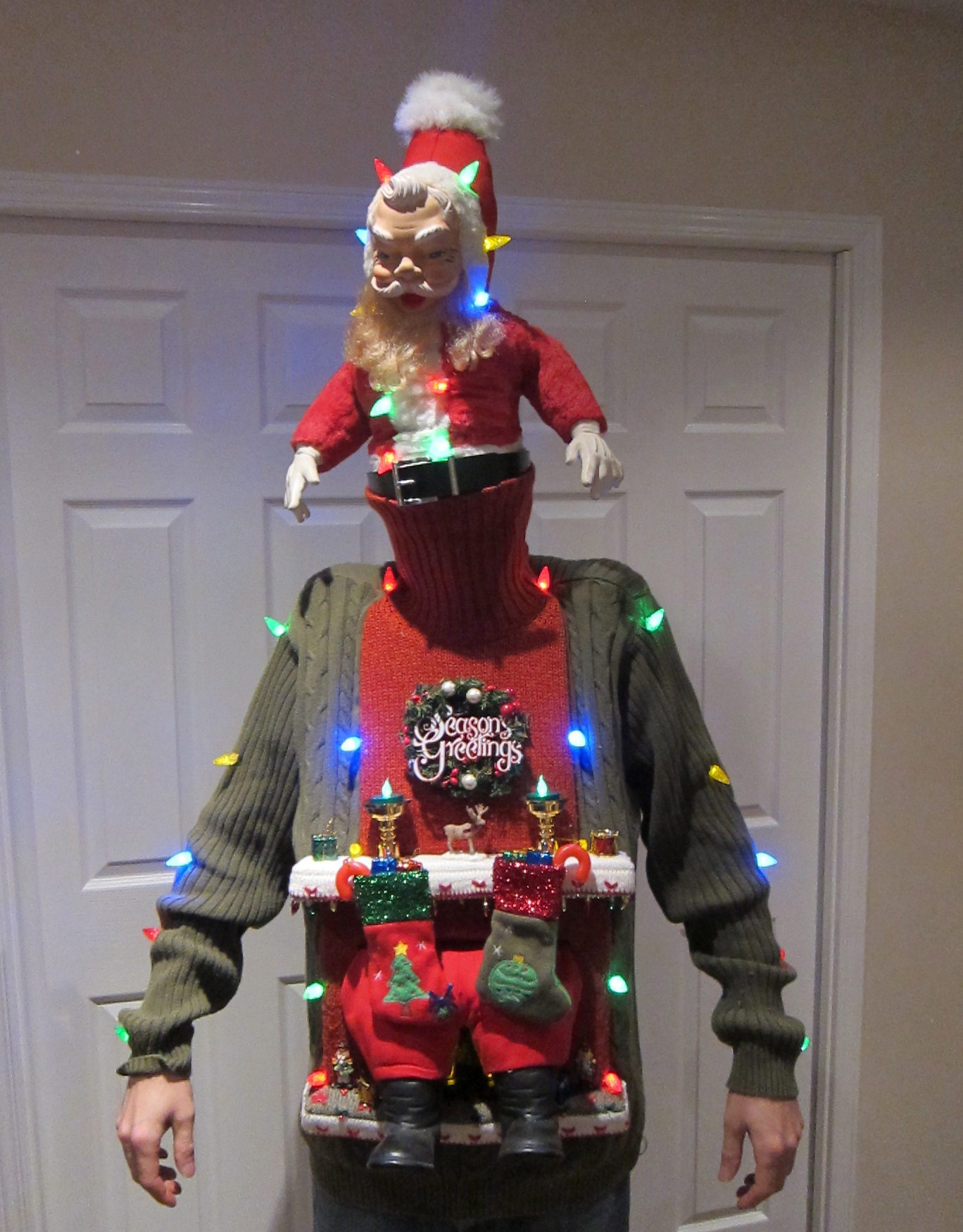 Best ideas about DIY Tacky Christmas Sweater
. Save or Pin 53 DIY Ugly Christmas Sweater Ideas Now.