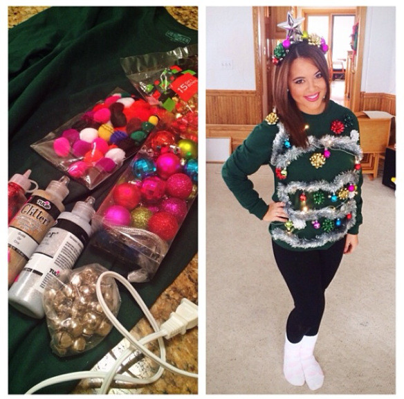 Best ideas about DIY Tacky Christmas Sweater
. Save or Pin EYE CATCHING ATTRACTIVE HANDMADE UGLY SWEATER IDEAS FOR Now.