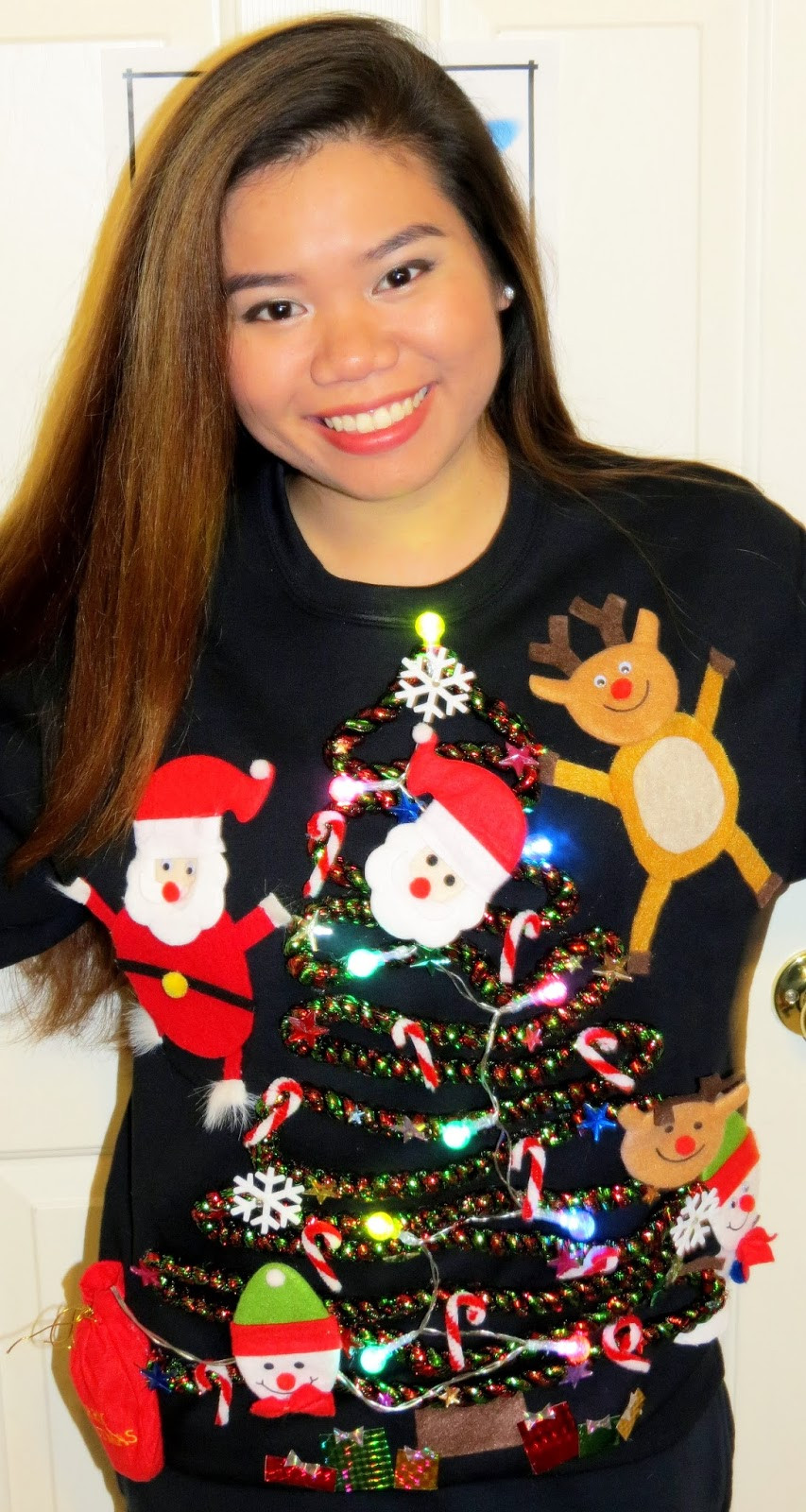Best ideas about DIY Tacky Christmas Sweater
. Save or Pin NonaChewy DIY Ugly Christmas Sweater Now.