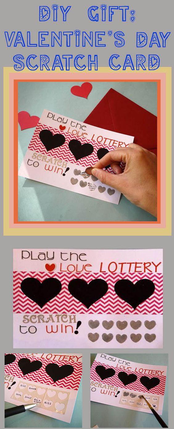 Best ideas about DIY Valentine'S Day Gifts For Him
. Save or Pin DIY Scratch f Valentine s Day Card Now.