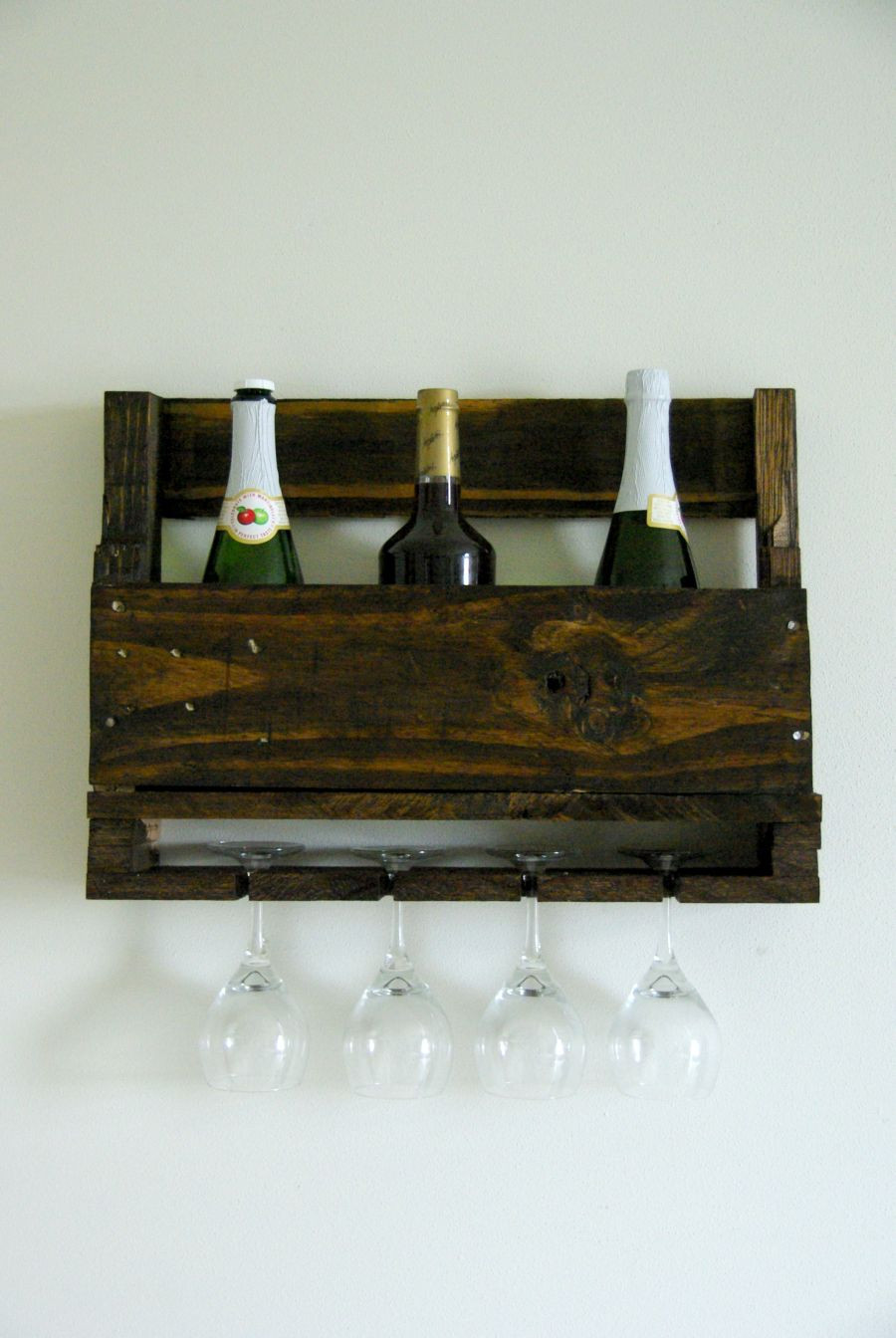 Best ideas about DIY Wall Wine Rack
. Save or Pin DIY Wall Mounted Wine Racks Made Pallets Now.