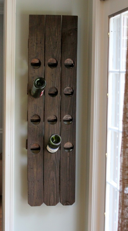 Best ideas about DIY Wall Wine Rack
. Save or Pin DIY Wall Mount Riddling Wine Rack From An Old Fence Now.