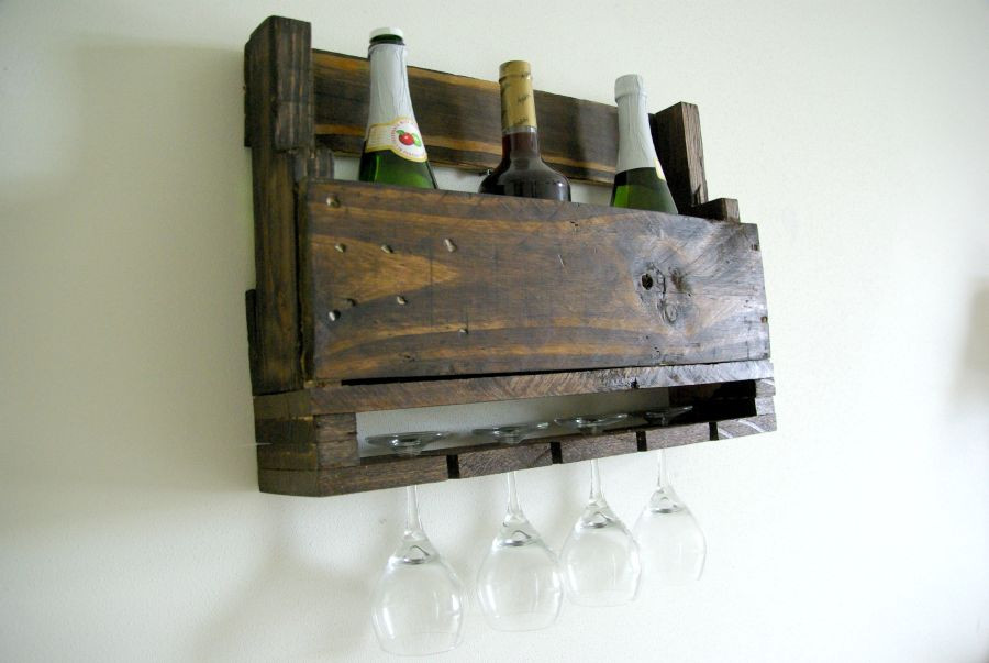 Best ideas about DIY Wall Wine Rack
. Save or Pin DIY Wall Mounted Wine Racks Made Pallets Now.