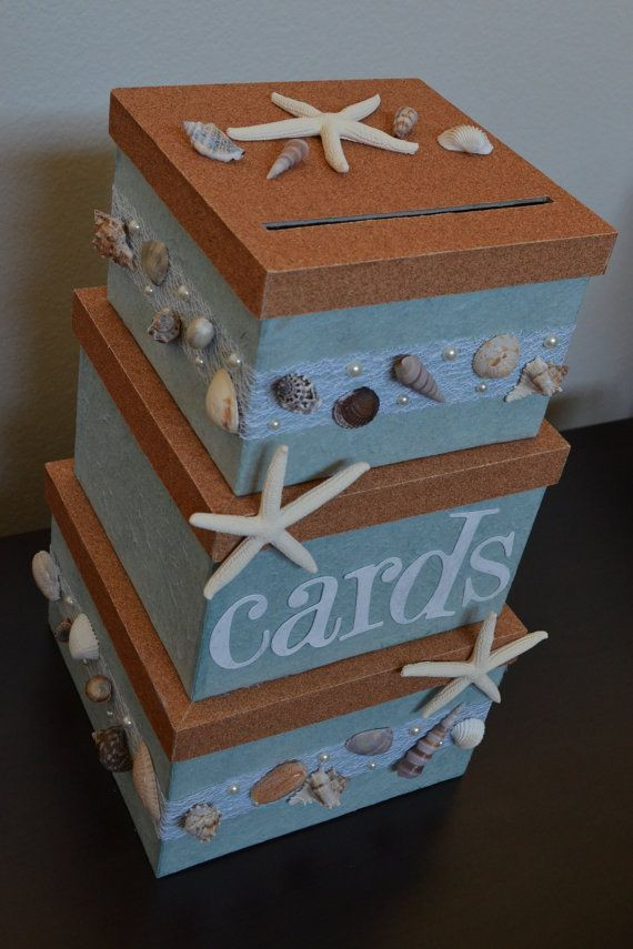 Best ideas about DIY Wedding Card Box Michaels
. Save or Pin beach wedding themed wedding card box holder on Etsy $95 Now.