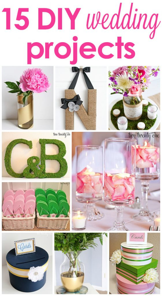 Best ideas about DIY Wedding Project
. Save or Pin 15 DIY Wedding Projects Two Twenty e Now.